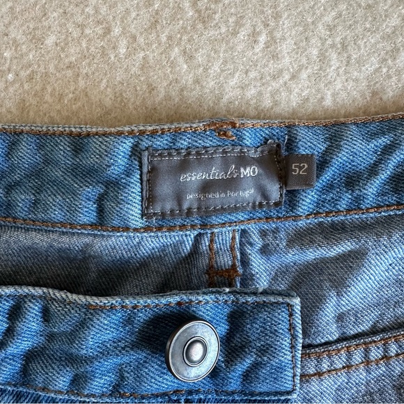 Essentials Denim Blue Jean Shorts - Picture 4 of 5